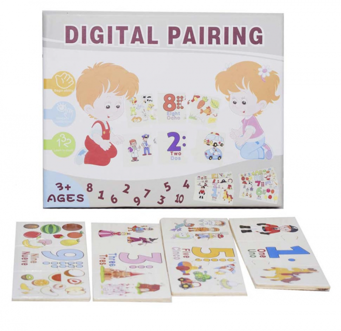 Puzzle de Asociere cu Numere si Imagini, 30 Piese [2]