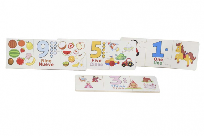 Puzzle de Asociere cu Numere si Imagini, 30 Piese [4]
