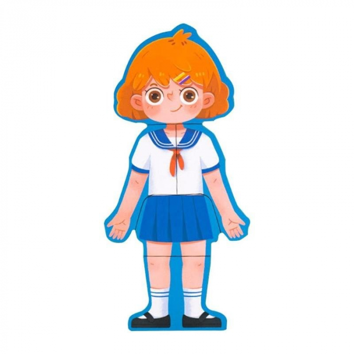 Puzzle din lemn sistemele Corpului uman - Baietel [5]