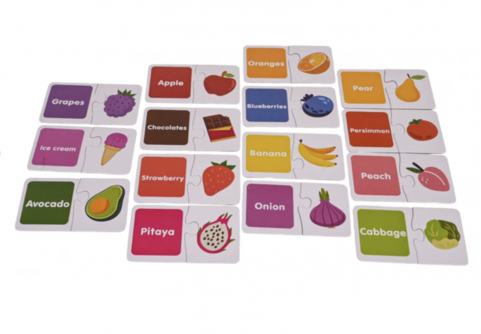 Puzzle educativ 30 piese mari Culori - Potrivim si invatam Culorile si Engleza [3]