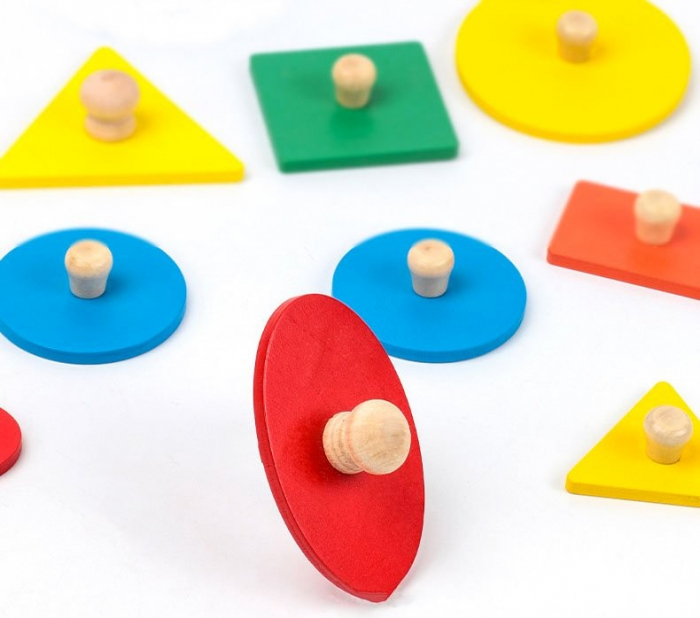 Puzzle Incastru de Mari Dimensiuni, cu 5 Forme Geometrice [3]