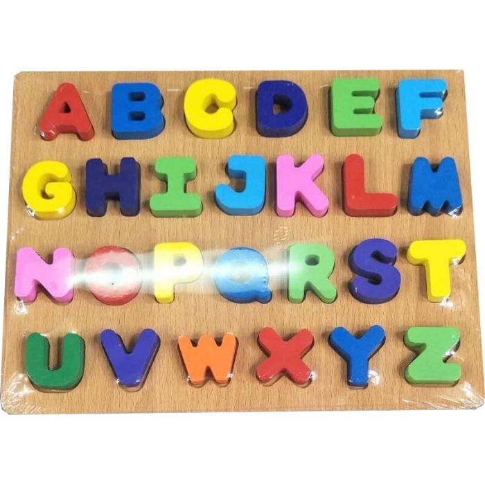 Puzzle Incastru Montessori Cu Litere Mari 3D [3]