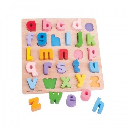 Puzzle Incastru Montessori Cu Litere Mici 3D [4]