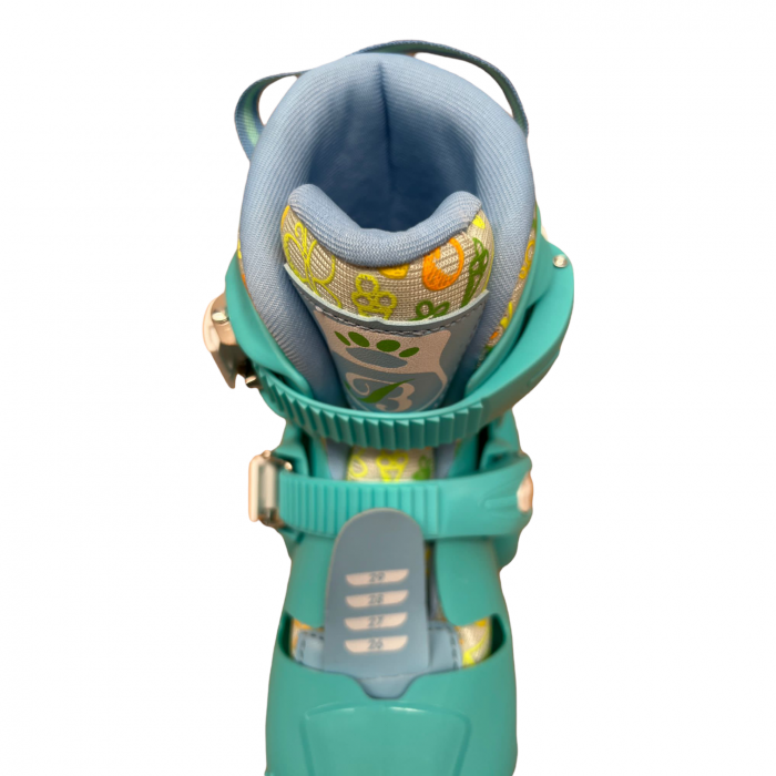 Role copii R06 cu casca, cotiere si genunchiere, masuri reglabile 26 - 33, albastru S [10]