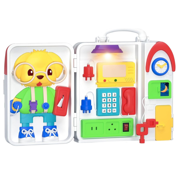 Busy Board 20-in-1 Montessori cu Muzica si Lumini [2]