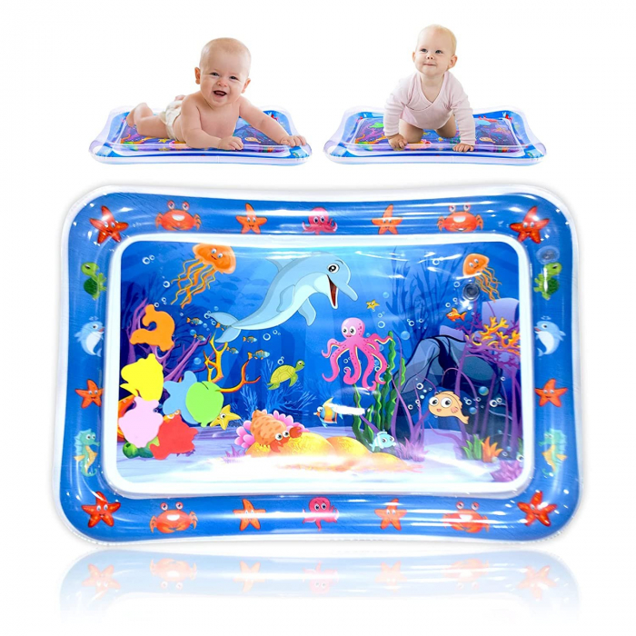 Saltea cu apa pentru bebelusi 70 x 50 cm - Delfinul si caracatita [2]
