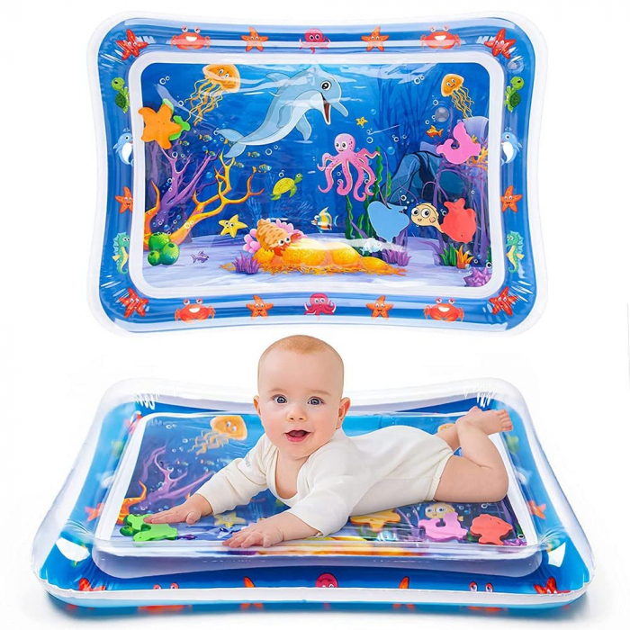 Saltea cu apa pentru bebelusi 70 x 50 cm - Delfinul si caracatita [4]