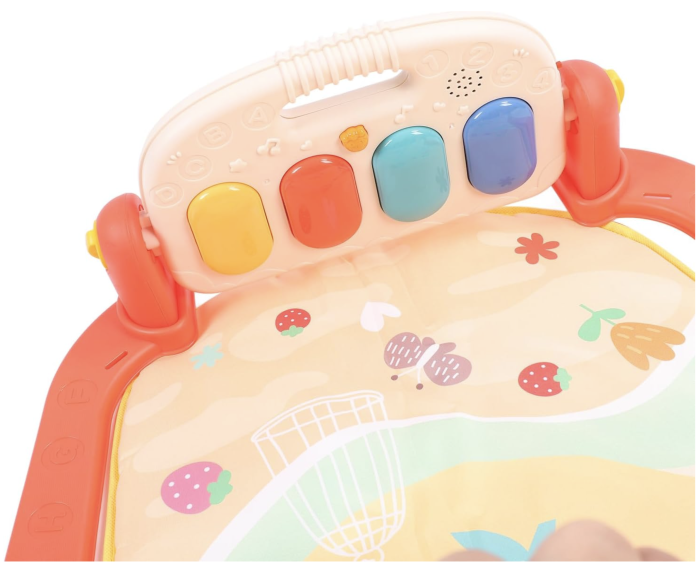 Saltea de joaca interactiva Baby Gym Play Mat cu lumini si muzica HE0651 [6]