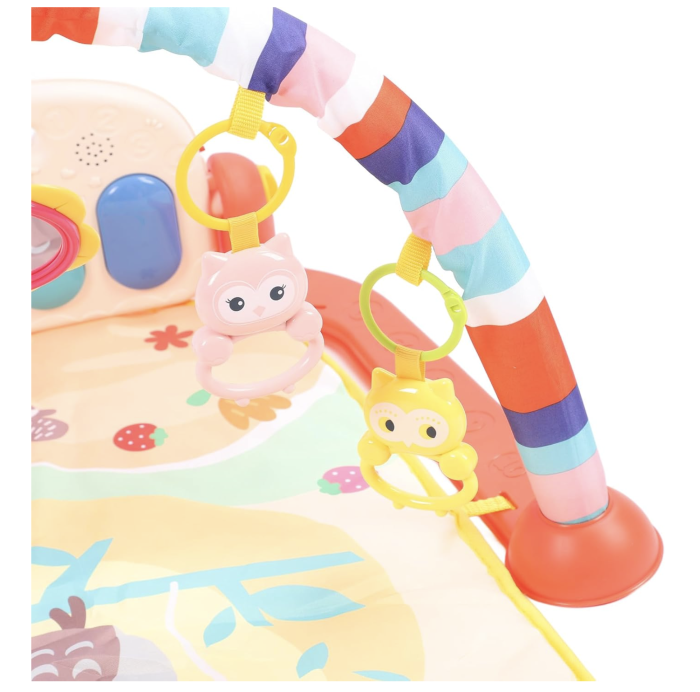 Saltea de joaca interactiva Baby Gym Play Mat cu lumini si muzica HE0651 [5]