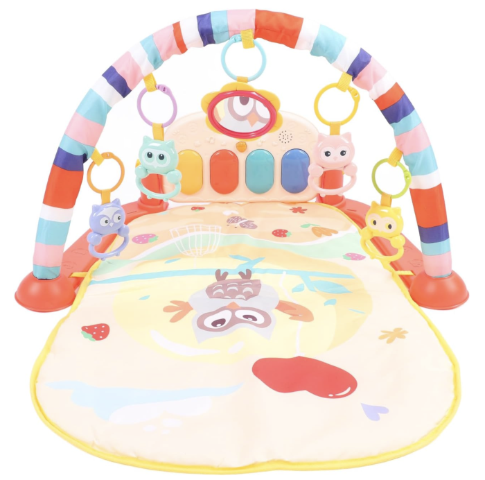 Saltea de joaca interactiva Baby Gym Play Mat cu lumini si muzica HE0651 [2]