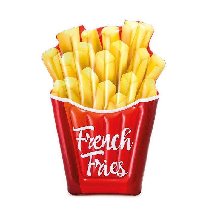 Saltea gonflabila cartofi prajiti - french fries, 175 x 132 cm, intex, 58775