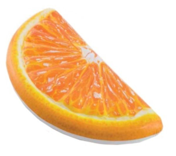 Saltea gonflabila intex, orange slice, 178 x 85 cm, 58763