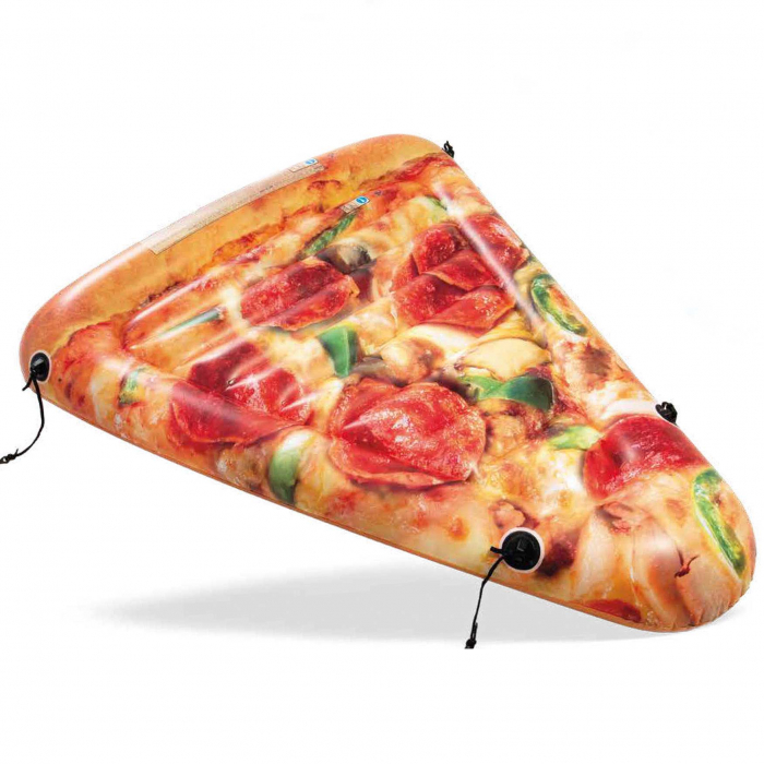 Saltea gonflabila pizza slice, intex, 175 x 145 cm, 58752