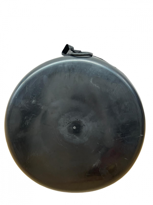 Sanie rotunda gonflabila, cu manere, pentru zapada, albastru Space [3]