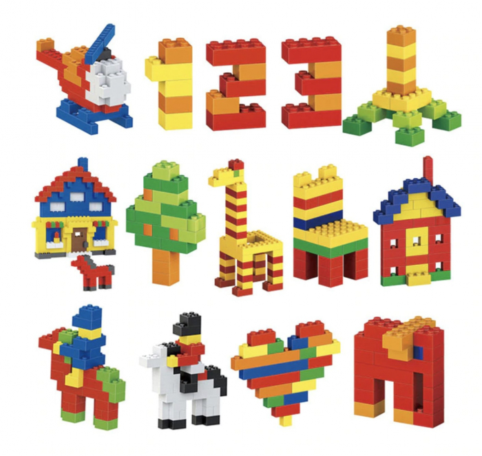 Set 1000 piese cuburi de constructie [6]
