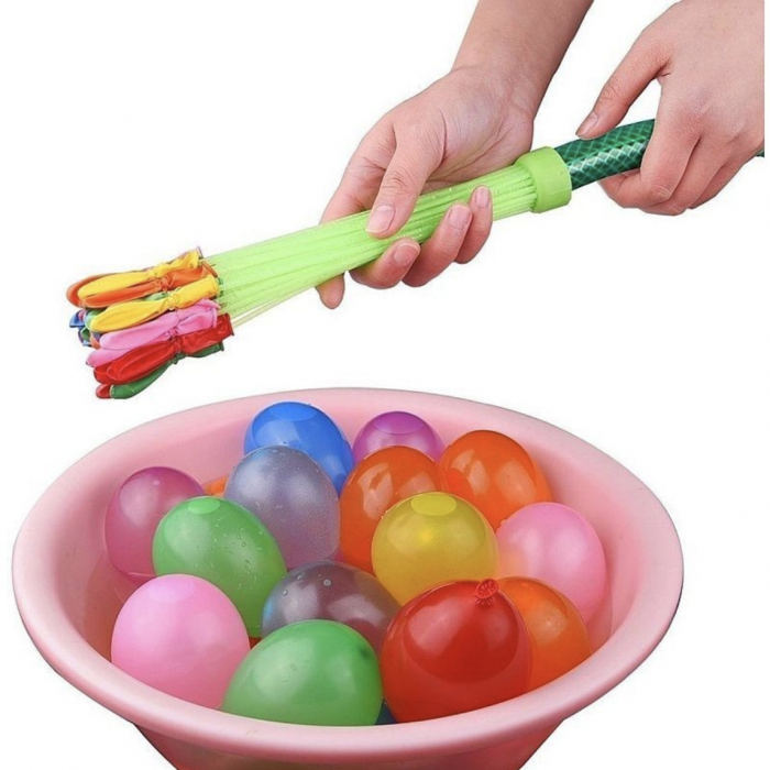 Set 111 Baloane Colorate pentru Apa, cu Sistem de Prindere [6]