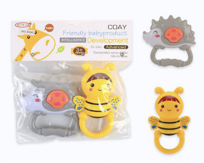 Set 2 zornaitoare bebelusi, ariciul si albinuta [2]