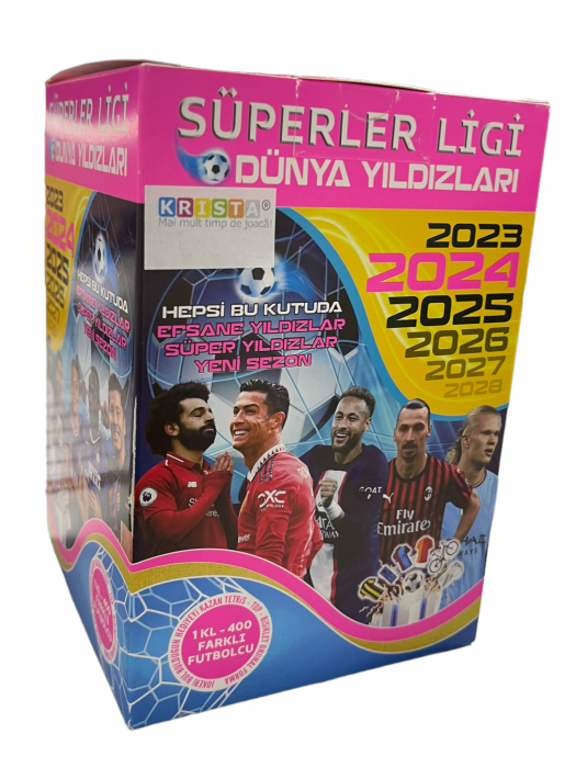 Set 400 cartonase Fotbalisti Superliga Campionilor - Stele mondiale 2023, 2024