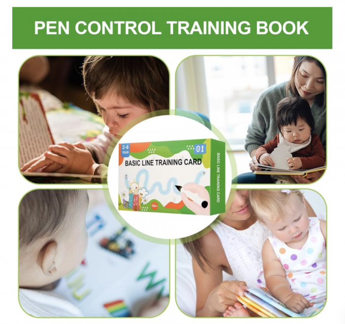 Set 50 cartonase reutilizabile pentru invatarea scrierii de mana si a desenului [9]