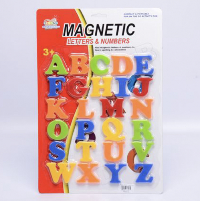 Set 26 litere mari magnetice, din plastic, 3 cm [2]