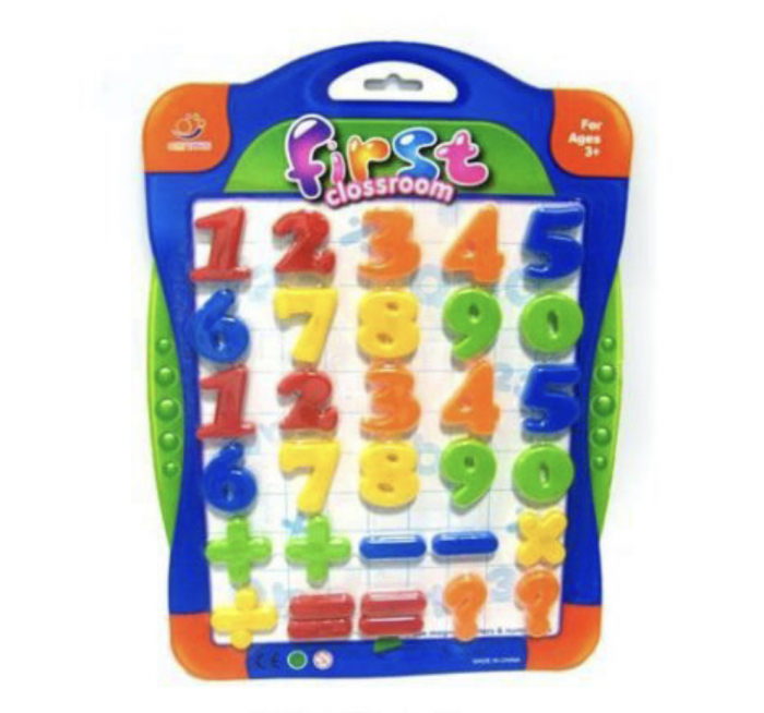 Set 30 cifre si semne matematice magnetice, din plastic, 4 cm [2]