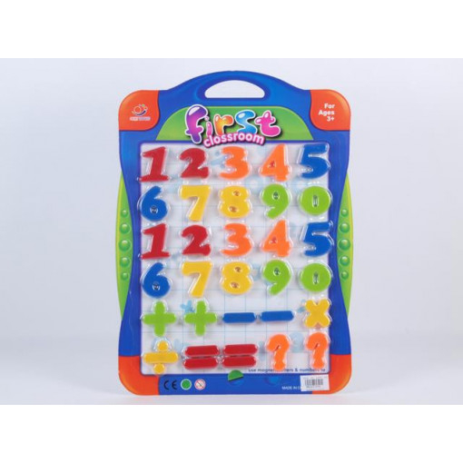 Set 30 cifre si semne matematice magnetice, din plastic, 4 cm [3]