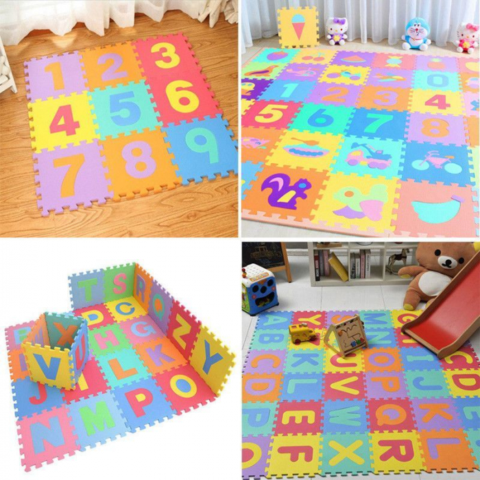 Set 30 Piese Covor Puzzle Din Burete EVA [5]