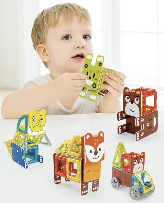 Set 35 piese magnetice - Magical Magnet Animale