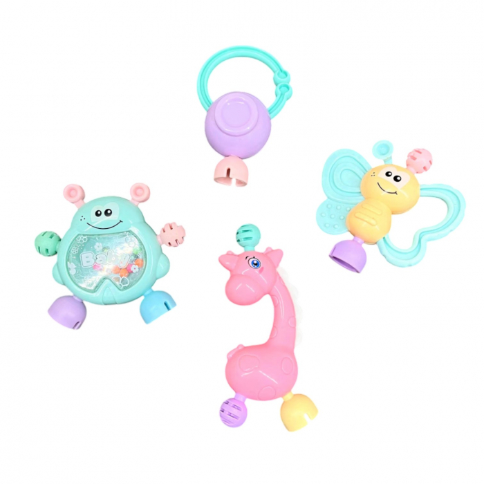 Set 4 Jucarii Detasabile pentru Patut si carucior [3]