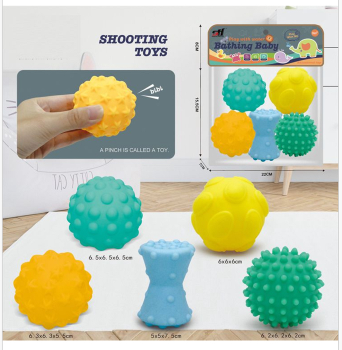 Set 5 mingiute senzoriale pentru bebelusi [4]