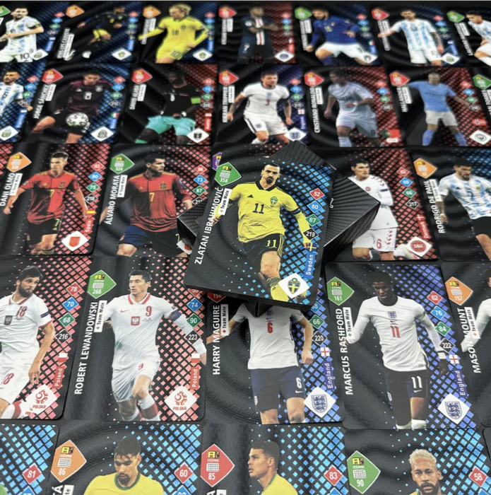 Set 55 cartonase negre Fotbalisti - World Football Stars [3]