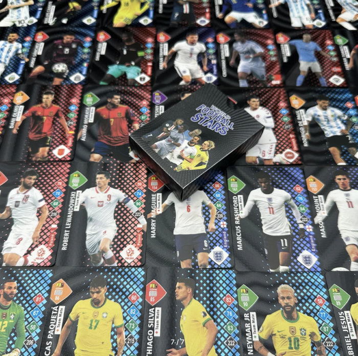 Set 55 cartonase negre Fotbalisti - World Football Stars [4]