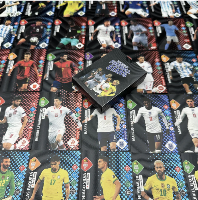 Set 55 cartonase negre Fotbalisti - World Football Stars [6]