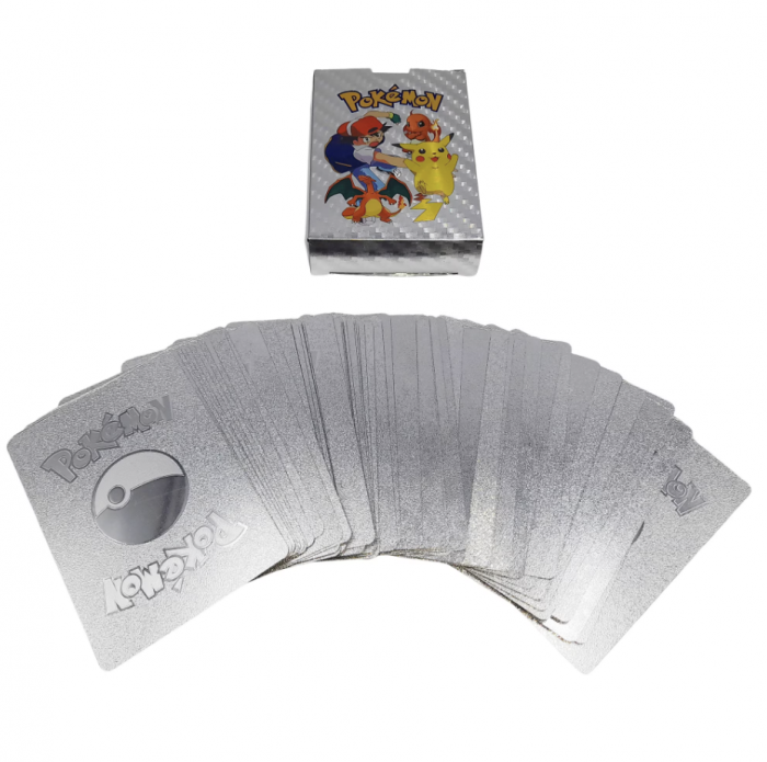 Set 55 cartonase argintii Pokemon [2]