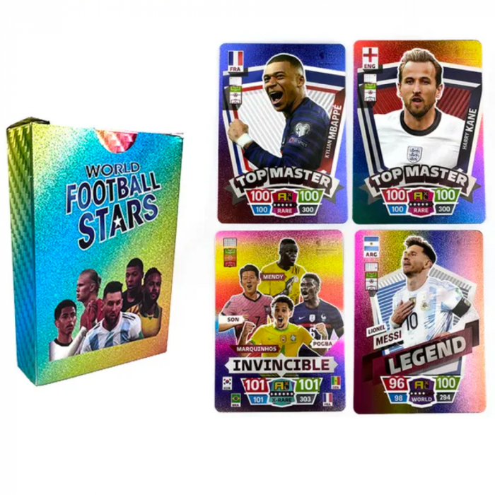 Set 55 cartonase multicolor golden Fotbalisti - World Football Stars [4]