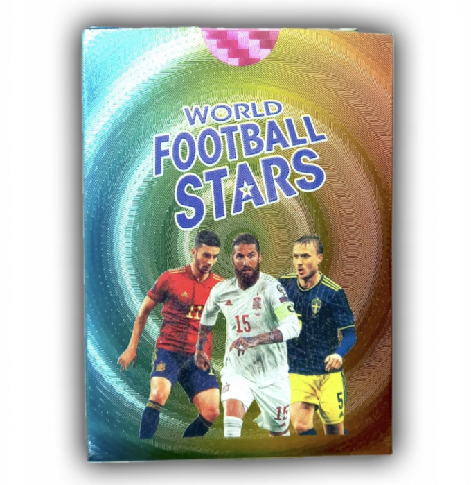 Set 55 cartonase multicolor golden Fotbalisti – World Football Stars Jocuri si Jucarii
