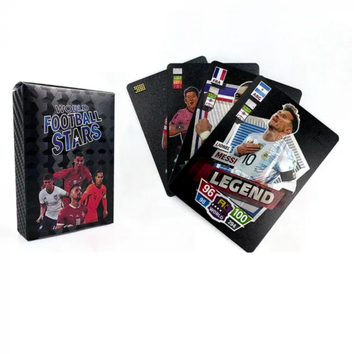 Set 55 cartonase negre Fotbalisti - World Football Stars [2]