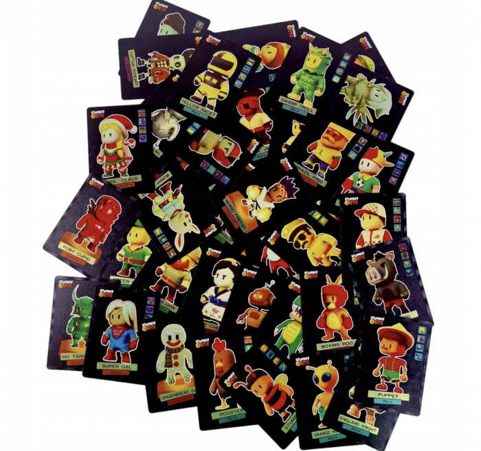 Set 55 cartonase negre Stumble Guys [4]