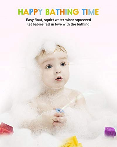 Set 6 cuburi cuplabile, cu cifre, pentru dentitie sau baita [5]