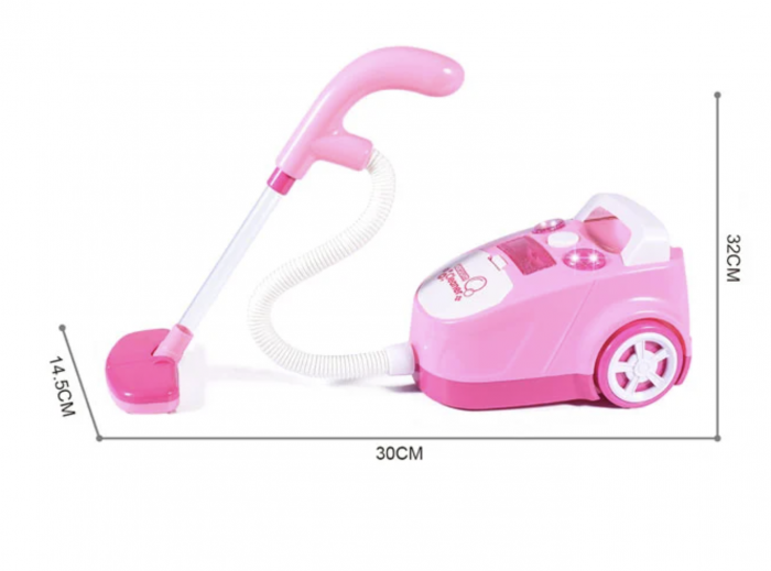 Set Aspirator de jucarie cu pulverizator, roz [4]