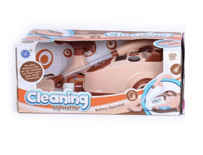 Set Aspirator de jucarie cu pulverizator, crem cu maro [6]