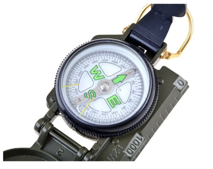 Set binoclu si busola multifunctionala, pentru drumetii si activitati in aer liber, negru [9]