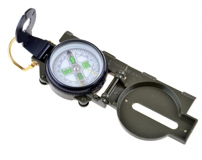 Set binoclu si busola multifunctionala, pentru drumetii si activitati in aer liber, negru [7]