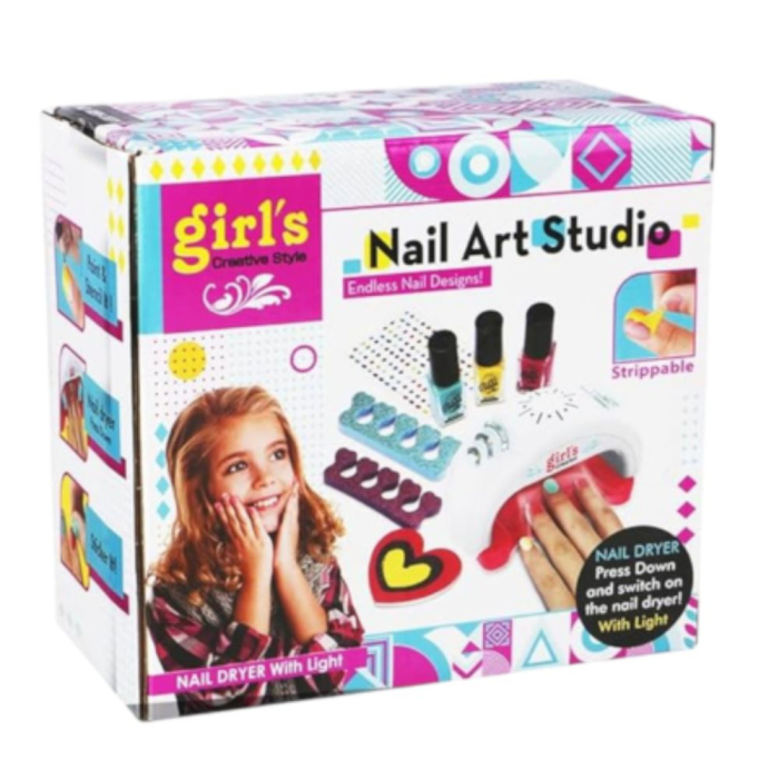 Set complet pentru unghii MBK-369Y, salon de manichiura, cu lampa pentru uscare [6]