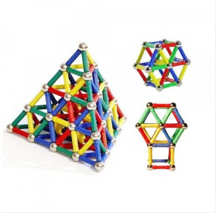 Set constructie magnetic 103 piese magnetspiel
