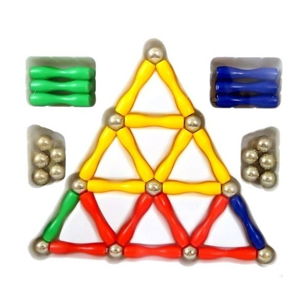 Set constructie Magnetic 50 piese Magnetspiel [1]