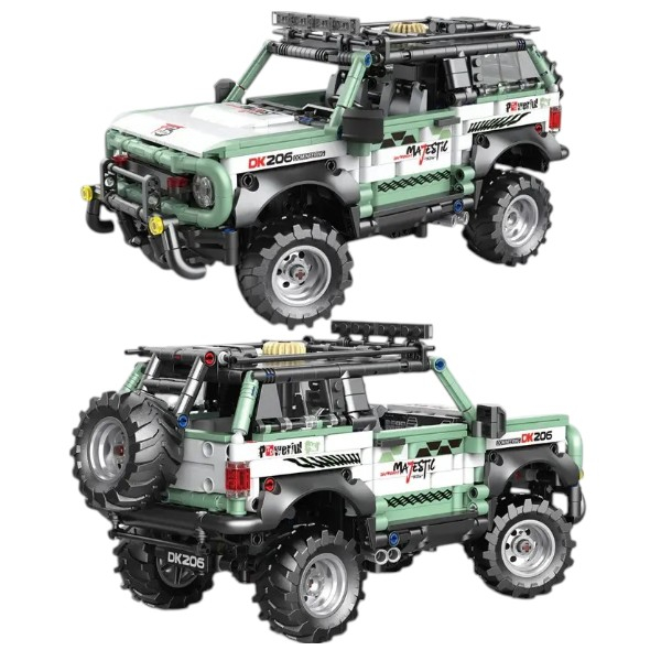 Set constructie masina off-road 4x4 expeditie DK206, 1264 piese, directie HOG, 6 ani+ [2]