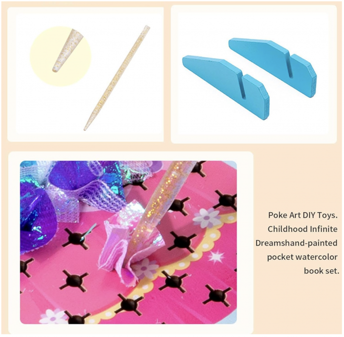 Set creativ si educativ Broderie pe rochia printesei blonde [5]