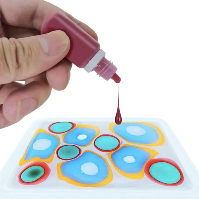 Set Creativ Pictură cu Efect de Marmura, 12 Culori [5]