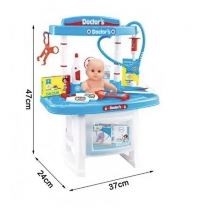 Set doctor cu papusa si 12 accesorii medicale [2]
